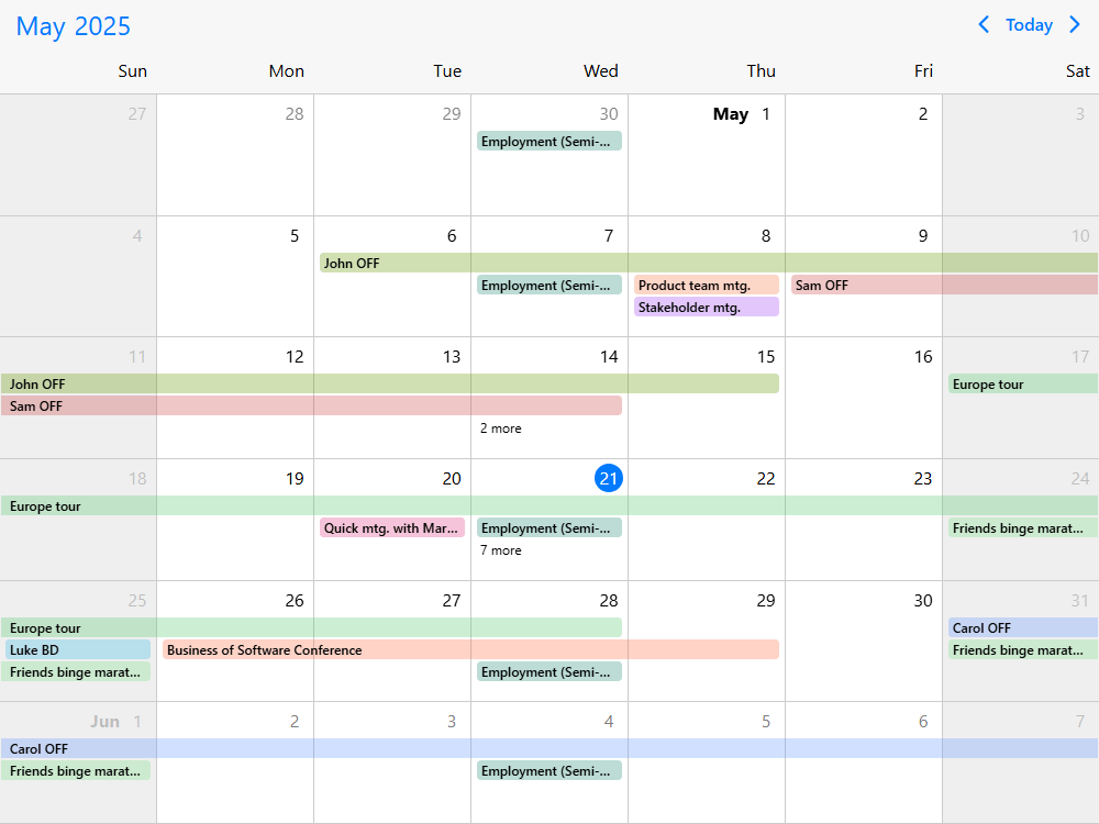 Mobiscroll Calendar Lifecycle events Event calendar for mobile and desktop with hooks for custom integration and functionality. Understand lifecycle events.
